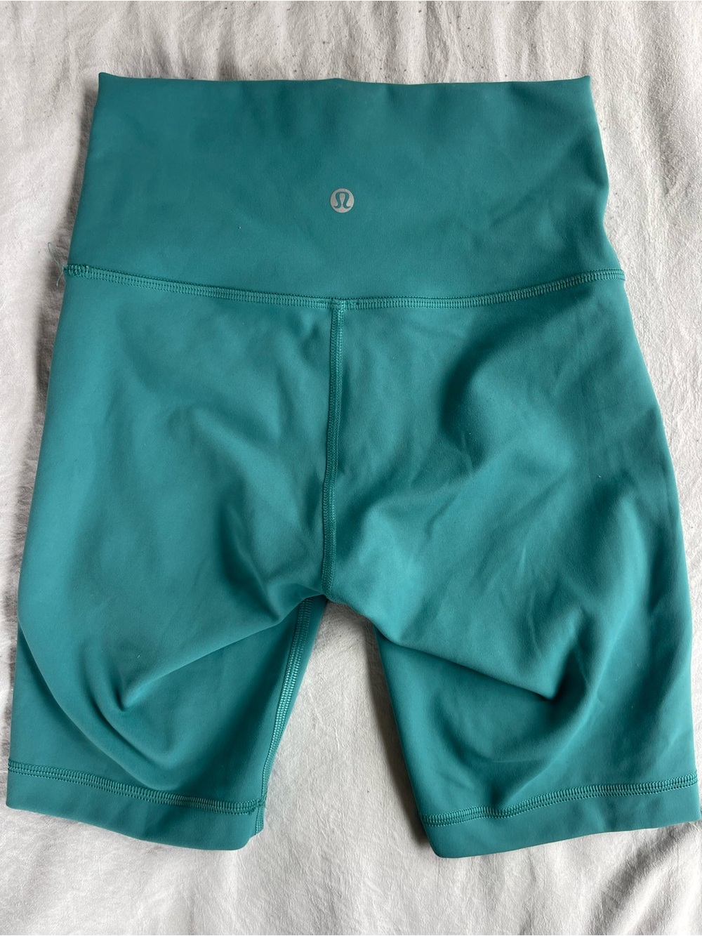 lululemon athletica Teal High-Rise Bike Shorts